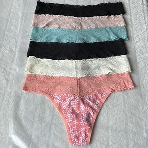 (6) Natori Bliss Perfection Thong